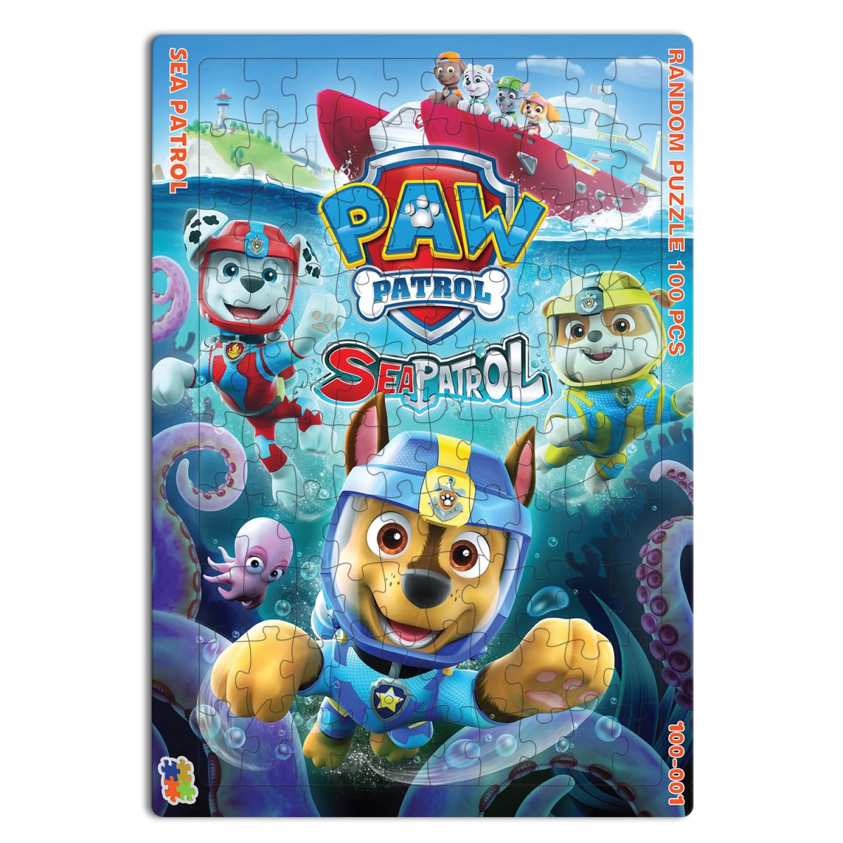 Bảng xếp hình 100 mảnh Random - Sea Patrol