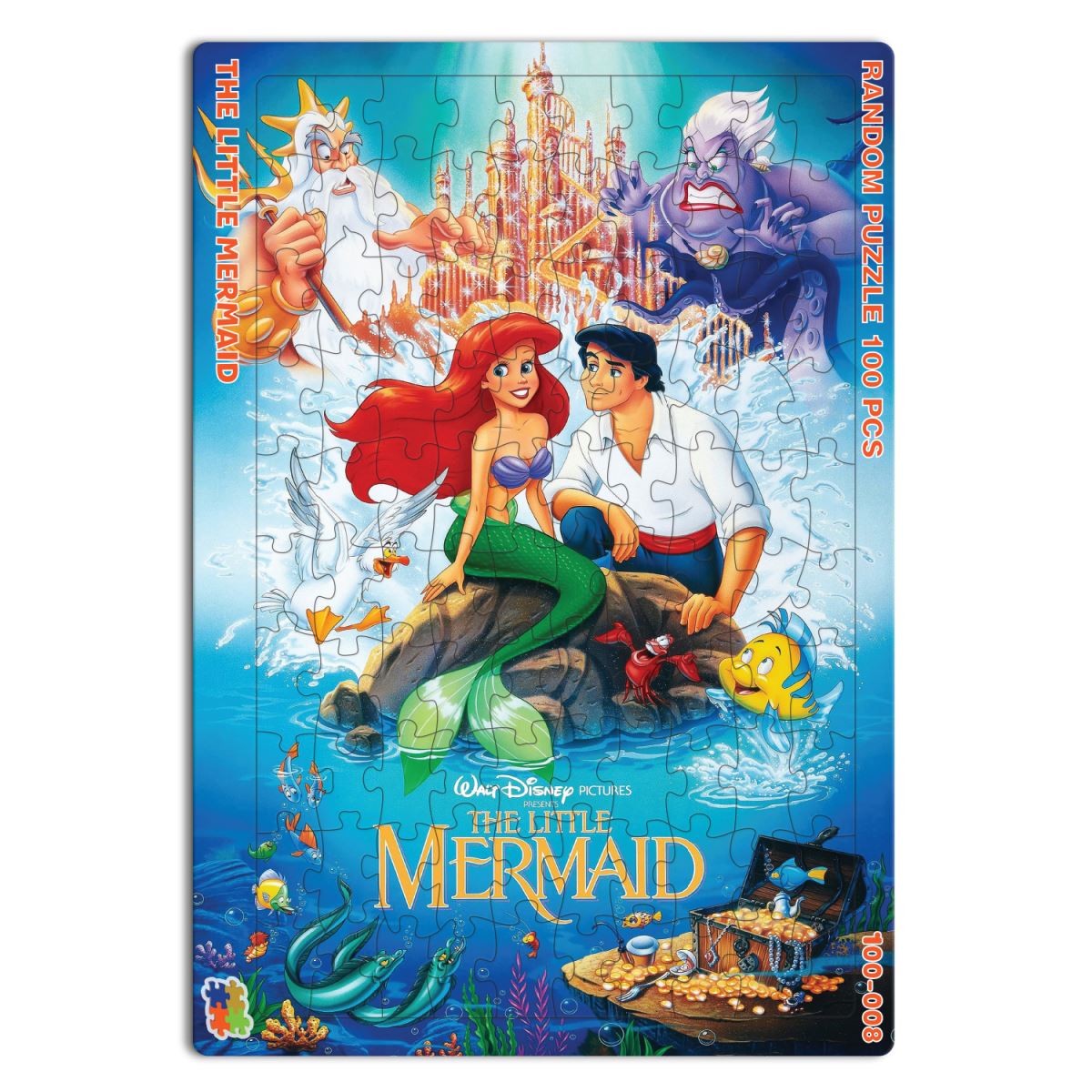 Bảng xếp hình 100 mảnh Random - The Little Mermaid