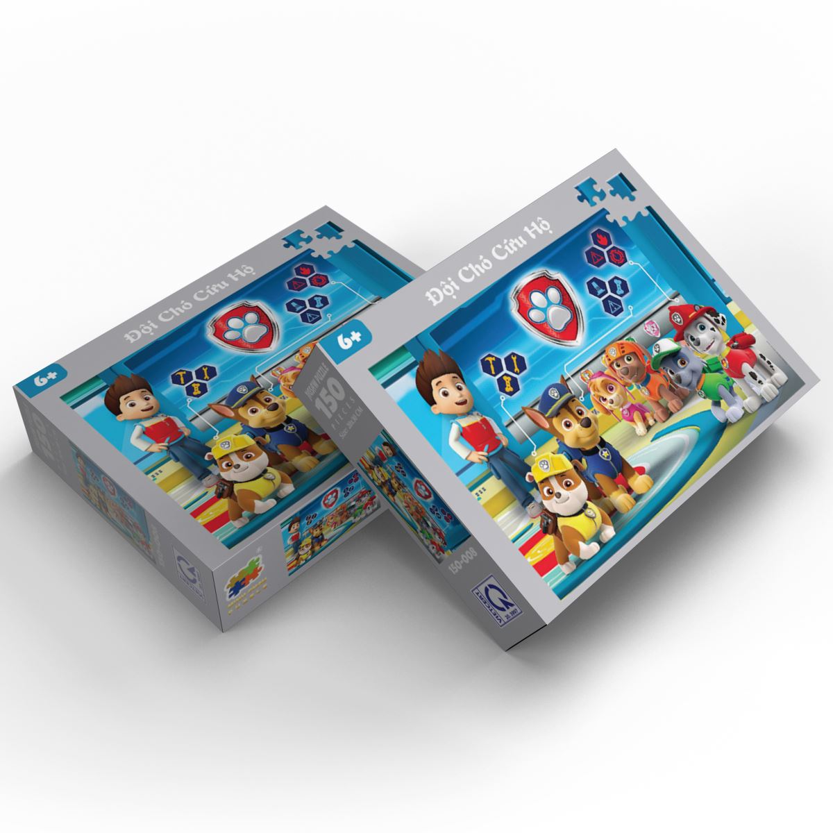 Bộ tranh xếp hình Minh Châu 150 mảnh – Đội chó cứu hộ