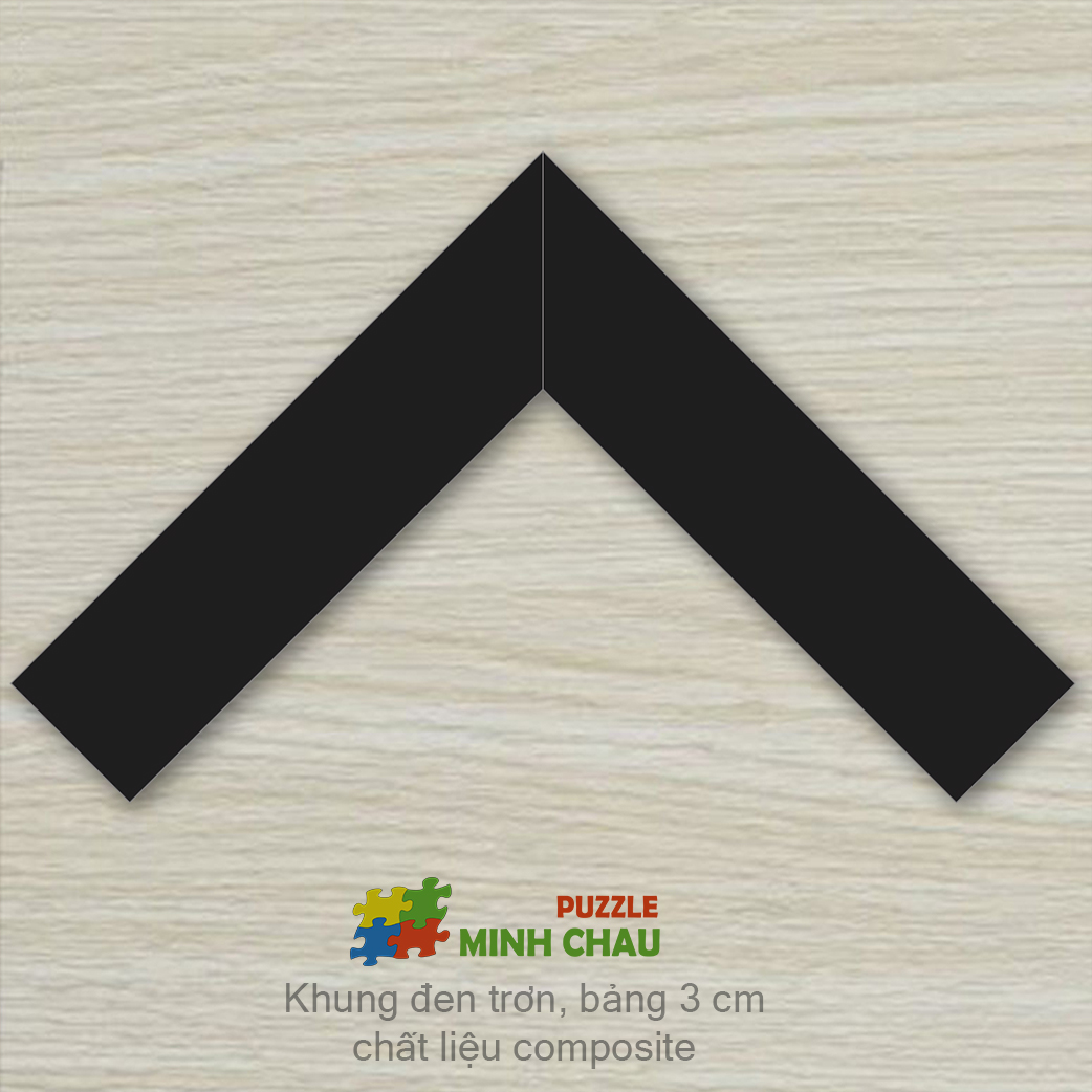 Khung đen trơn (3cm)