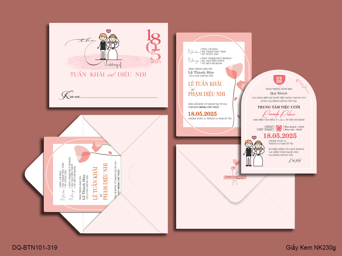 Thiệp in kỹ thuật số - DQ-BTN101-319