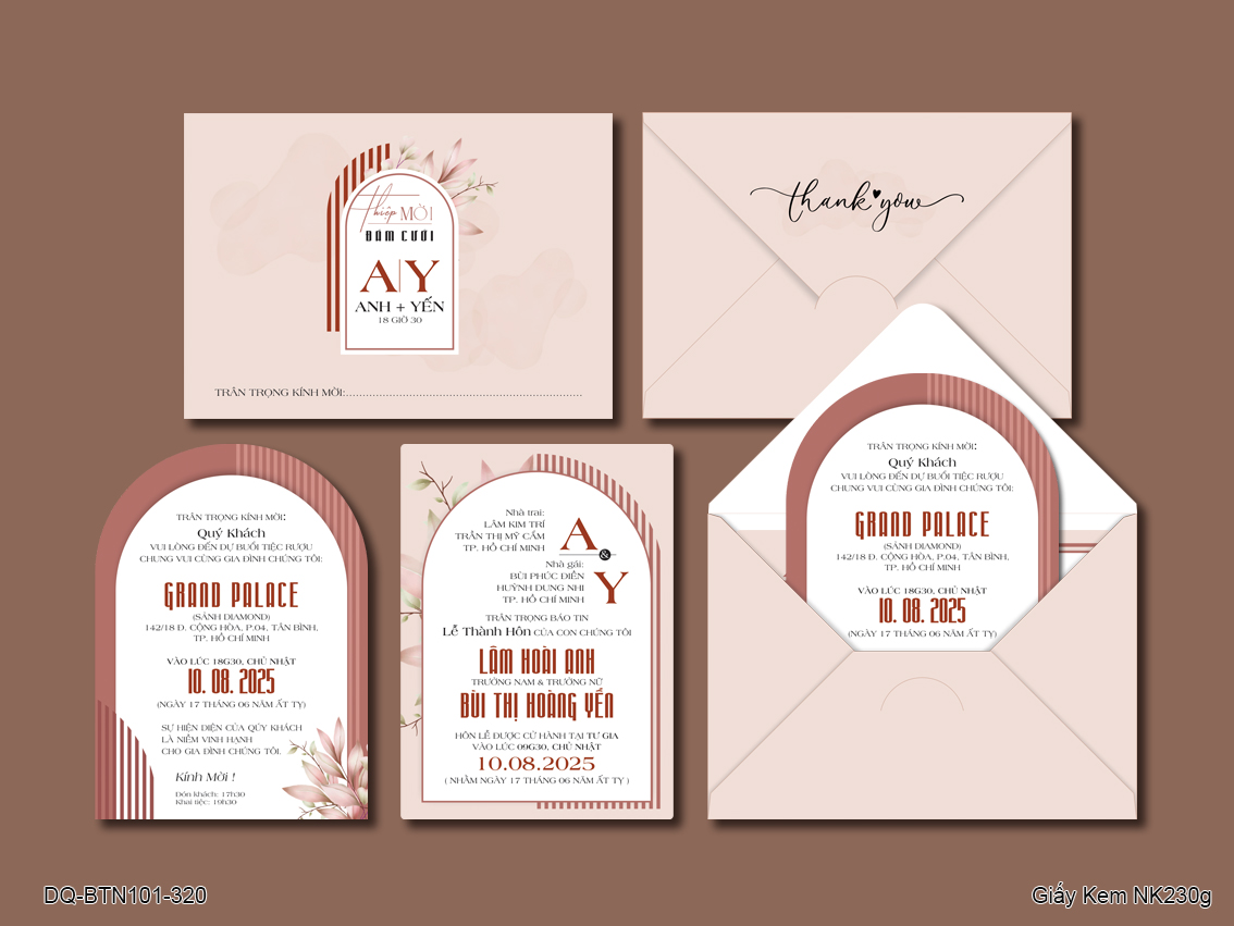 Thiệp in kỹ thuật số - DQ-BTN101-320