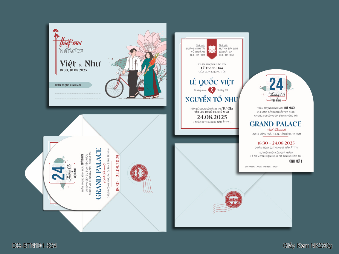 Thiệp in kỹ thuật số - DQ-BTN101-324