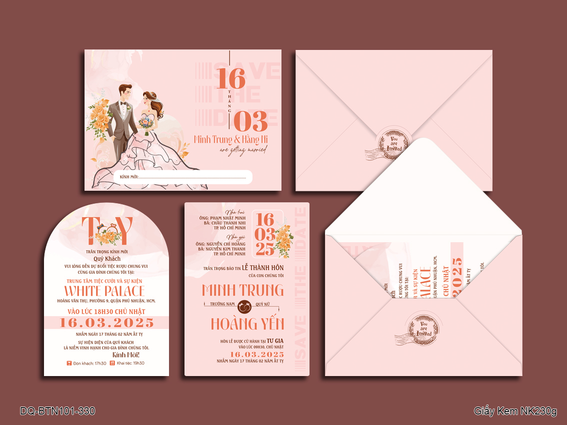 Thiệp in kỹ thuật số - DQ-BTN101-330